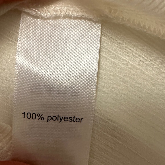 Maurices Boho Embroidered Sheer Peasant Blouse | Ivory & Blue - Picture 7 of 11